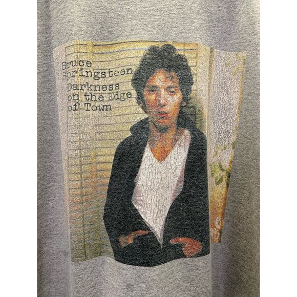 Bruce Springsteen Darkness on the Edge of Town Raglan T-shirt Large - Picture 5 of 7